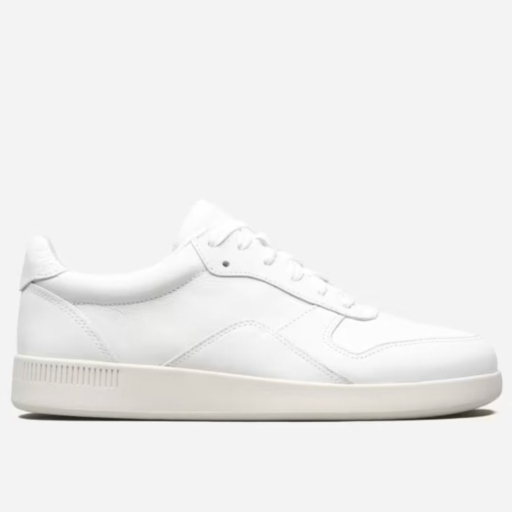 Everlane The ReLeather Court Sneaker Womens Size 7 Mens Size 5 White